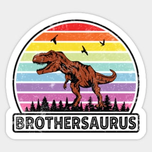 Brother Saurus Rex Sticker